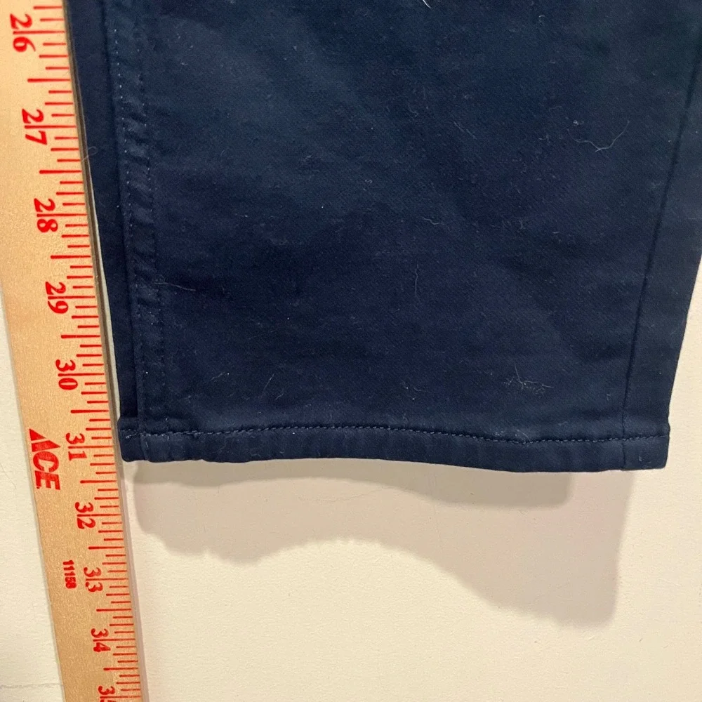 Banana Republic Mens 5 Pocket Pant 34x32 Black Iris Blue Straight Leg 1620338